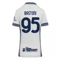 Maglia Calcio Inter Milan Alessandro Bastoni #95 Seconda Divisa Donna 2024-25 Manica Corta